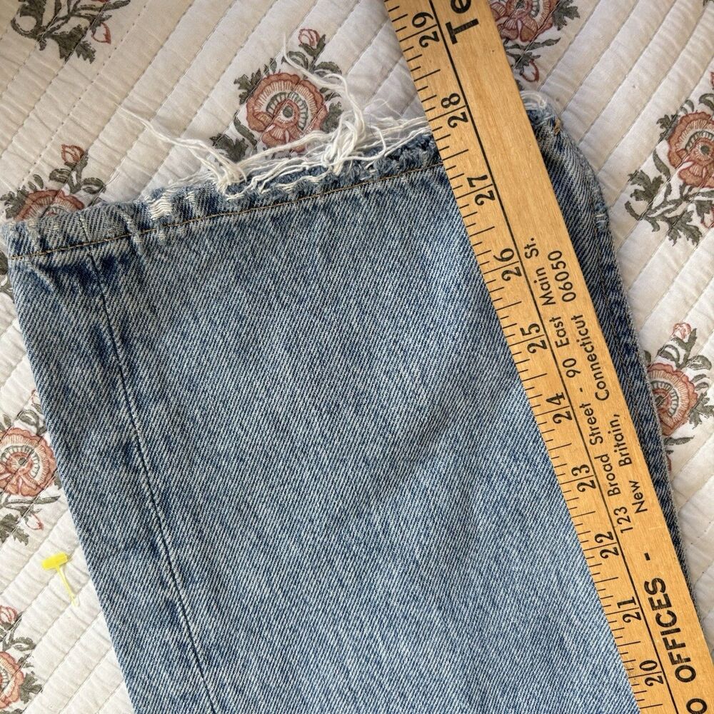 AGolde 90’s Mid Rise Loose Fit Jeans In Fall Out Sz 27 Button Fly - Picture 6 of 11